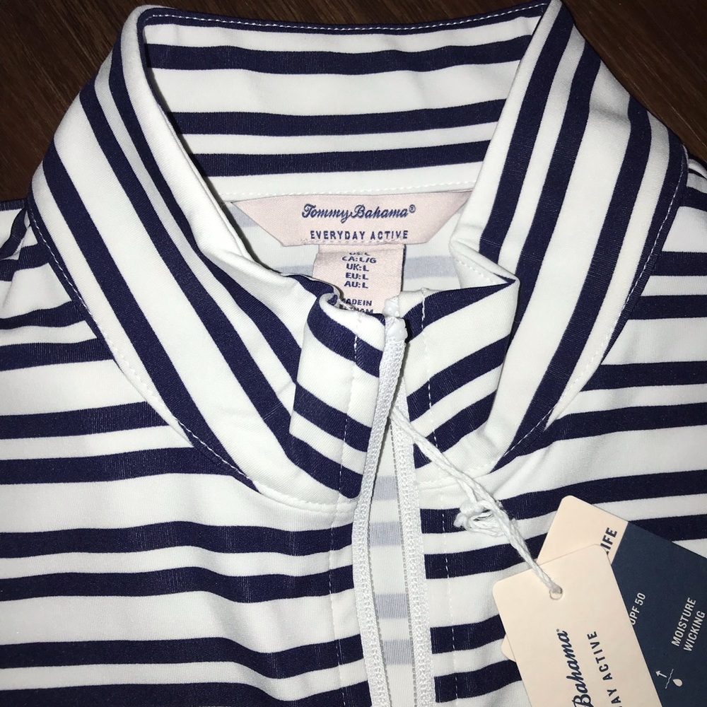 Tommy Bahama Everyday Full Zip Jacket With Thumbholes UPF 50 NWT - Picture 5 of 7